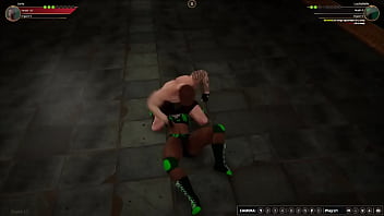 Jerle vs luchabelle nf3d mixed mma combat maledom