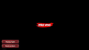 Jerle vs luchabelle nf3d mixed mma combat maledom