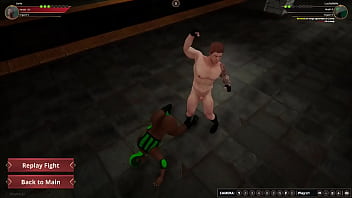Jerle vs luchabelle nf3d mixed mma combat maledom
