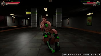 Jerle vs luchabelle nf3d mixed mma combat maledom
