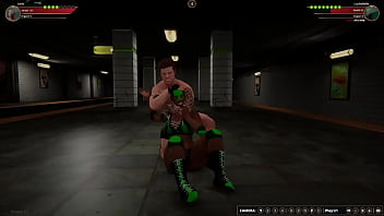 Jerle vs luchabelle nf3d mixed mma combat maledom