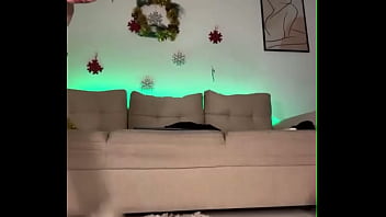 Stretching tight pink pussy