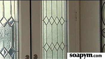 Masseuse shows her amazing body in a hot soapy massage 25