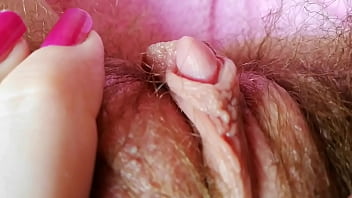 Hairy pussy big clit closeup pussy grool wet Hairy pussy big clit closeup pussy grool wet