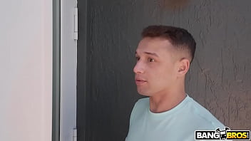 Rubbing oil over big booty