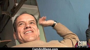 Swallowing sperm makes her horny 24