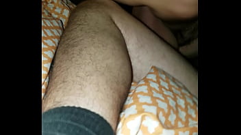 Hairy asian cheats and rides big cock