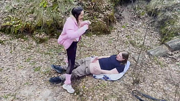 Busty flexi girl gets fucked in public