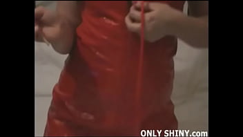 Cute girls in tight spandex and pvc