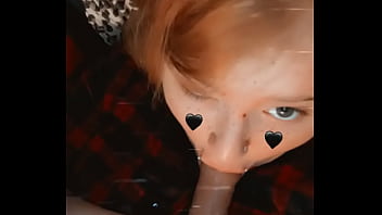 Slutty goth girl licks her sex toy then puts it inside of her