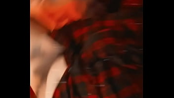 Slutty goth girl licks her sex toy then puts it inside of her