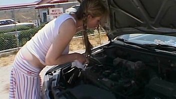 Picked up for anal gangbang van orgy