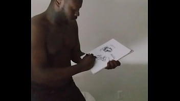 Drawing myself cuddling for free while wearing angel and devil halloween costume 4