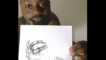 Drawing myself cuddling for free while wearing angel and devil halloween costume 4