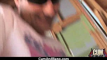 Ebony entertains a group of whites 13