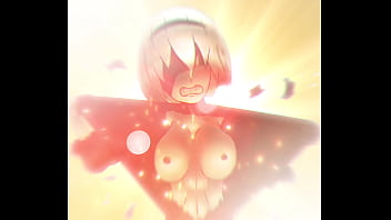2b shows her tits in an epic manner