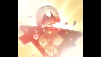 2b shows her tits in an epic manner