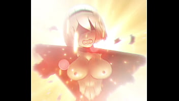 2b shows her tits in an epic manner