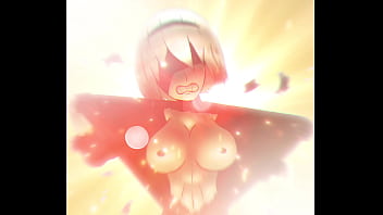 2b shows her tits in an epic manner