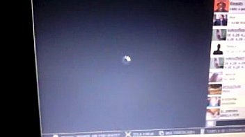 Corno mostrando sua mulher na webcam