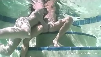 Skinny lesbian fingering and licking her girlfriend in the pool Skinny lesbian fingering and licking her girlfriend in the pool