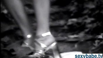 Sensational blonde babe masturbating