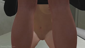 Space juicy blowjob in outer space 3d animation