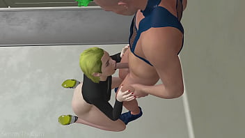 Space juicy blowjob in outer space 3d animation Space juicy blowjob in outer space 3d animation