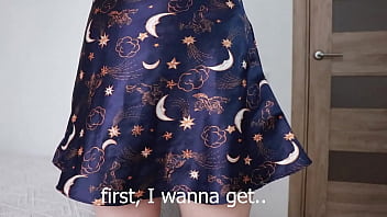 Your lovely long distance girlfriend plays with her ass part 1