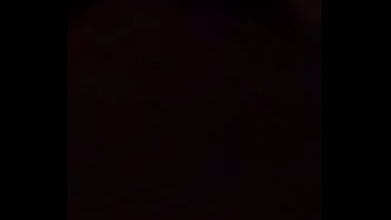 Playing with vibrator in dark