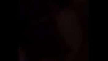 Playing with vibrator in dark