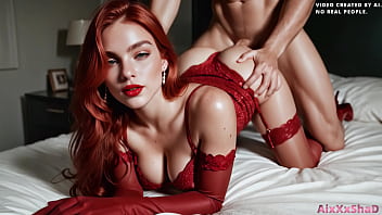 Jessica rabbit fucks after the show she loves deepthroat and anal sex multiple cumshots and creampie ai generated