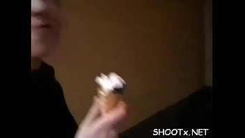 Wang riding together with blowjob by attractive brunette tanya