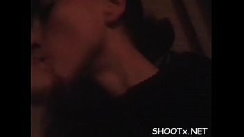 Wang riding together with blowjob by attractive brunette tanya