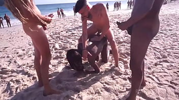 Daped in public #11 19 years old ebony princess jenny pretinha publicly fucked in front of a lot of people dap anal