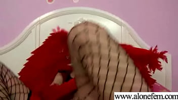 Toys and dildos for pleasure herself in front of camera clip 26