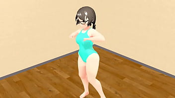 きょう　ぽっちゃりメガネ女子のエ〇すぎるダンス【シャッフルダンス】