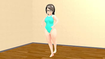 きょう　ぽっちゃりメガネ女子のエ〇すぎるダンス【シャッフルダンス】