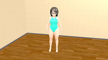 きょう　ぽっちゃりメガネ女子のエ〇すぎるダンス【シャッフルダンス】