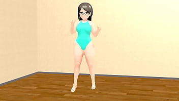 きょう　ぽっちゃりメガネ女子のエ〇すぎるダンス【シャッフルダンス】