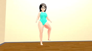 きょう　ぽっちゃりメガネ女子のエ〇すぎるダンス【シャッフルダンス】