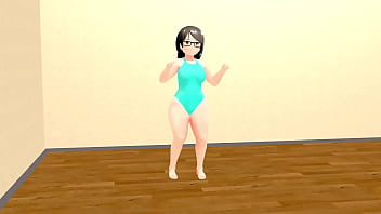 きょう　ぽっちゃりメガネ女子のエ〇すぎるダンス【シャッフルダンス】