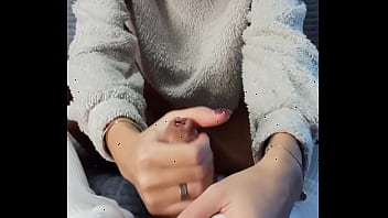 Dirty step sister bought socks special to tease my dick