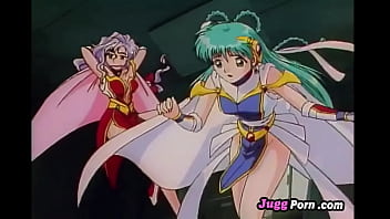 Sexy girl is caught in storage and fucked by three cocks#hentaivídeo