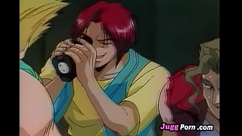 Sexy girl is caught in storage and fucked by three cocks#hentaivídeo