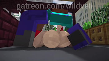 Minecraft sex scene steve x hooker animation Minecraft sex scene steve x hooker animation