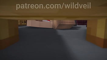 Minecraft sex scene steve x hooker animation