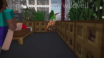 Minecraft sex scene steve x hooker animation