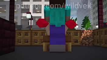 Minecraft sex scene steve x hooker animation