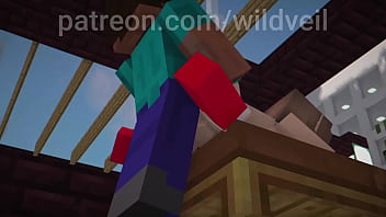 Minecraft sex scene steve x hooker animation Minecraft sex scene steve x hooker animation